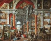 Picture Gallery With Views Of Modern Rome - 乔万尼·保罗·帕尼尼